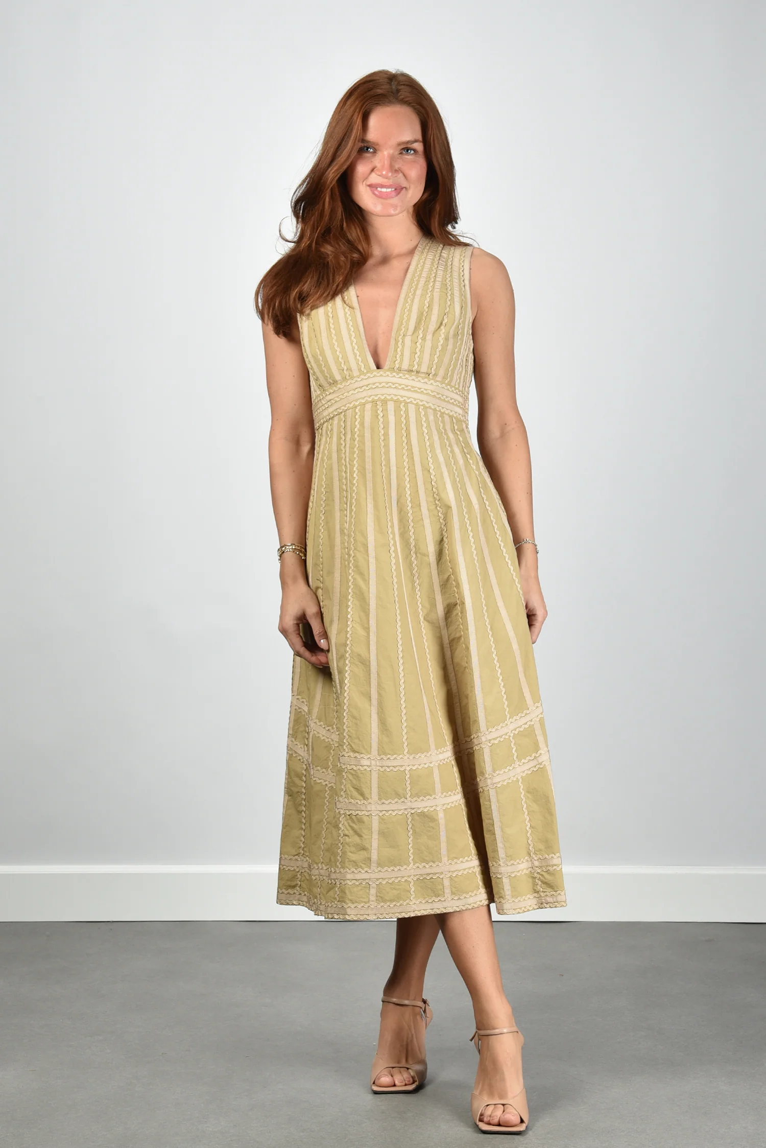 Ulla Johnson jurk PS260116 sand - Afbeelding 3