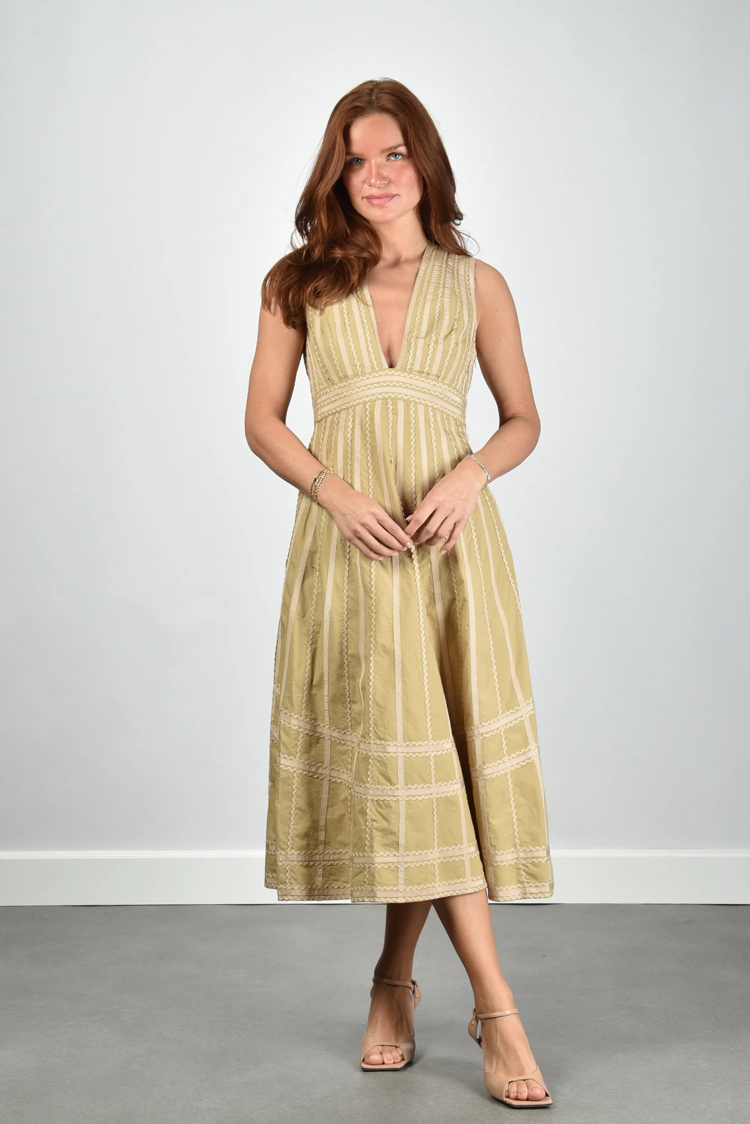 Ulla Johnson jurk PS260116 sand - Afbeelding 4