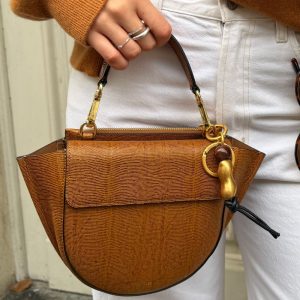 Wandler crossbody Hortensia Mini 000025-1776 tabacco lizzard