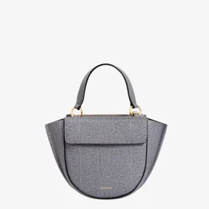 Wandler crossbody Hortensia Piccola 000168-3053 grey lizzard
