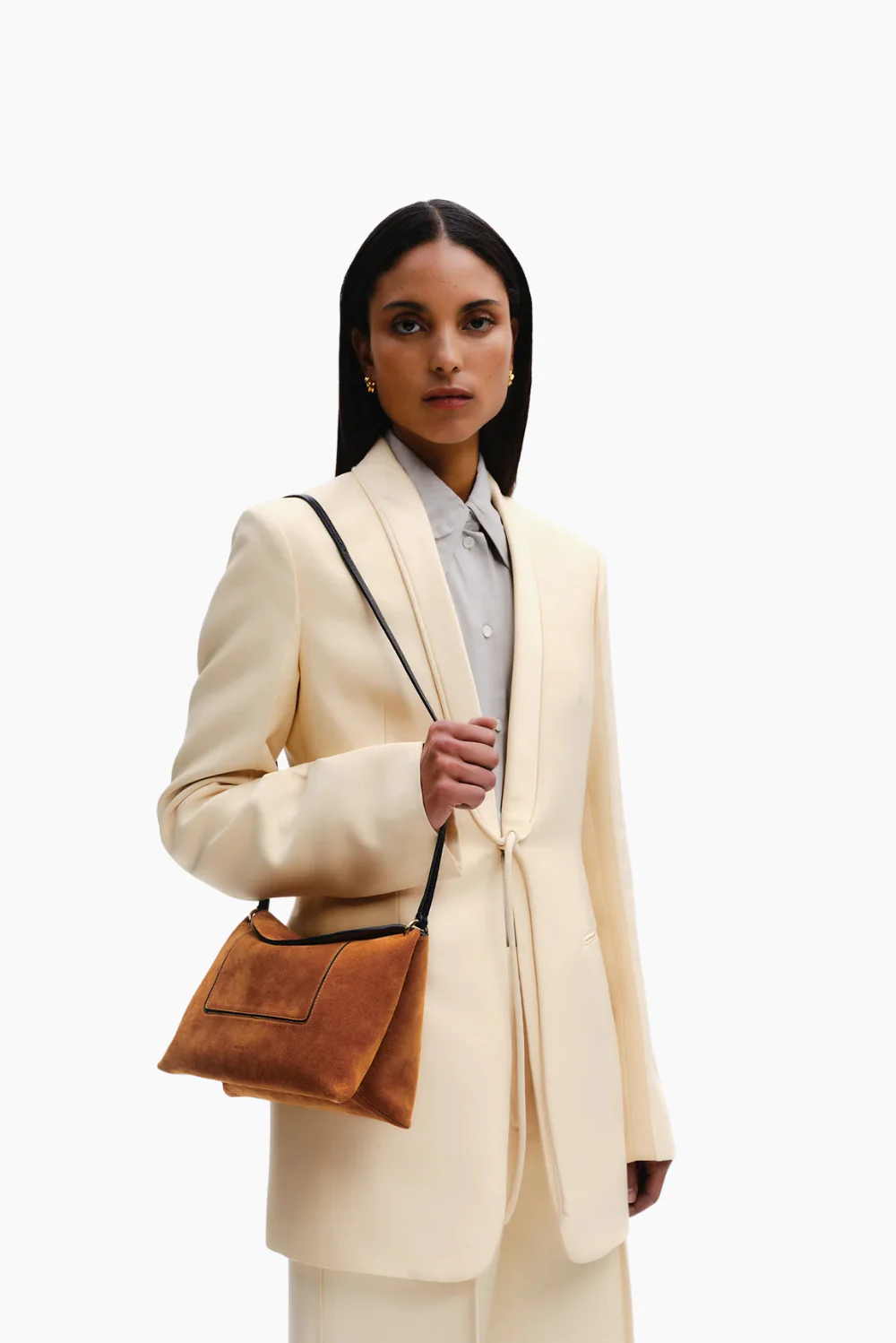 Wandler crossbody Penelope Slouch 000148-1758 cognac suede - Afbeelding 3