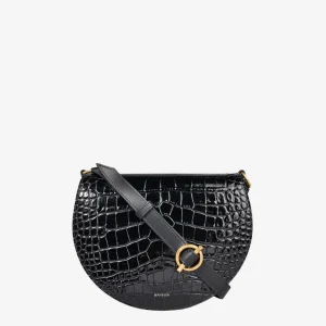 Wandler crossbody Kate Saddle 000160-3251 black croco