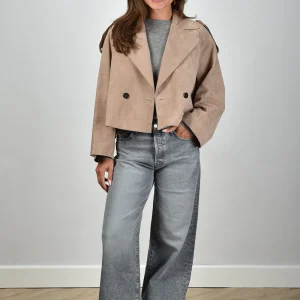 Weekend Max Mara jas Maga 001 marron glace