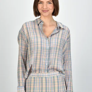 Xirena blouse Jace X5CIC048 blue bayou