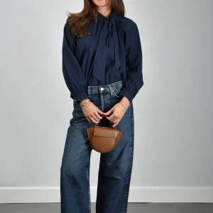 Xirena blouse Leona X5CTP043 navy