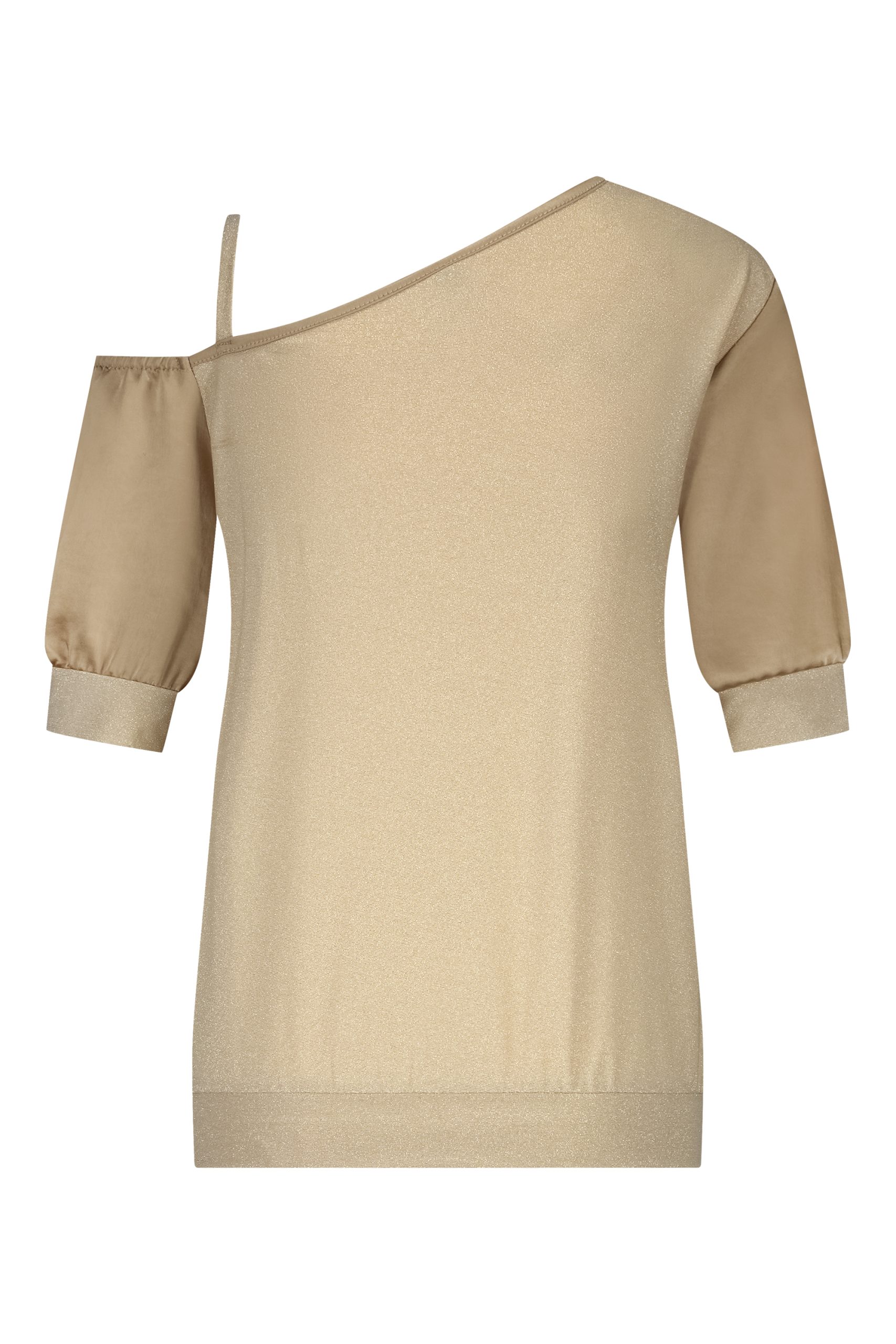 ZIP73 – Top 2-Half – Gold/Off-white - Afbeelding 3
