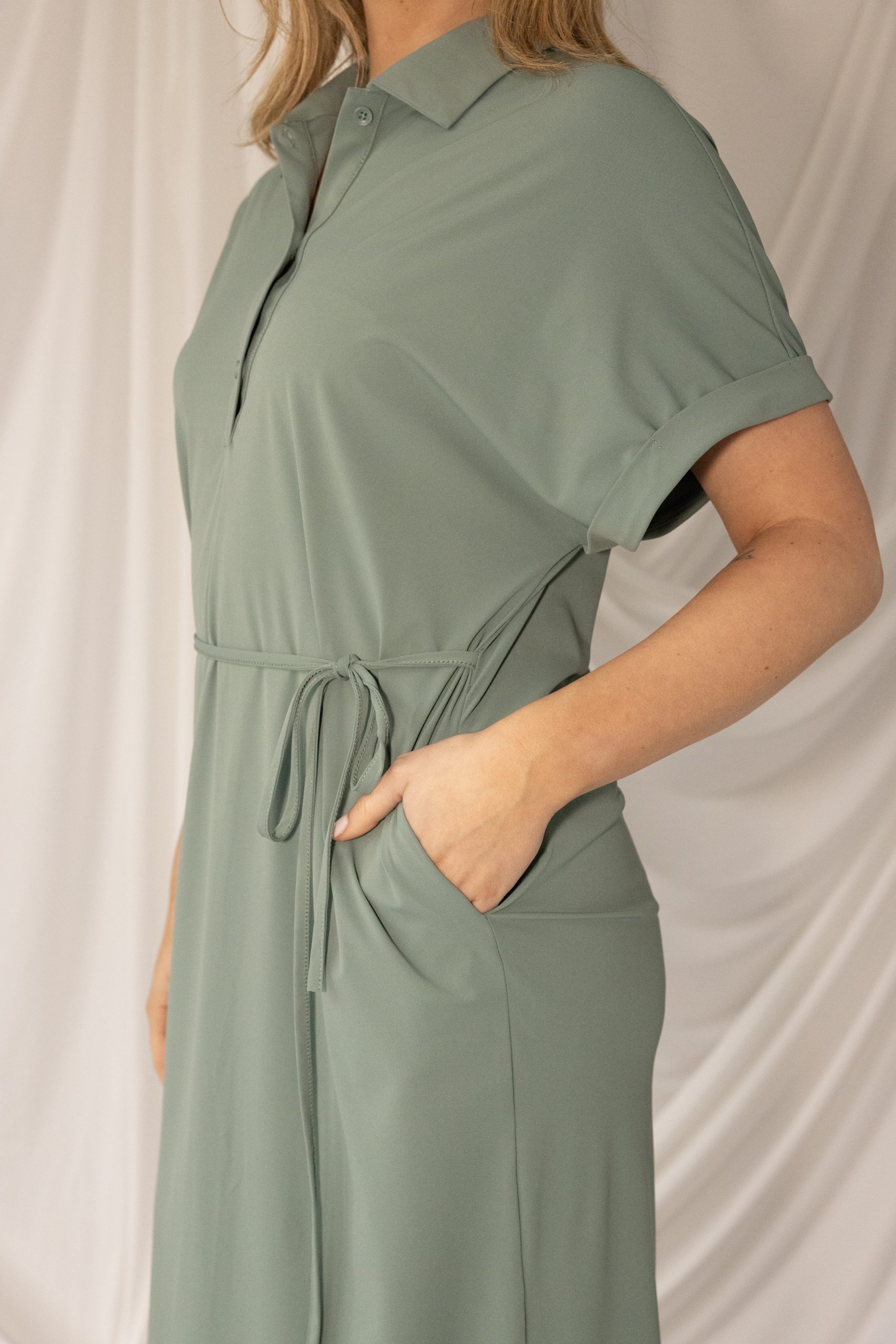 Kimara – Merlijn Travel Dress – Green Bay - Afbeelding 9