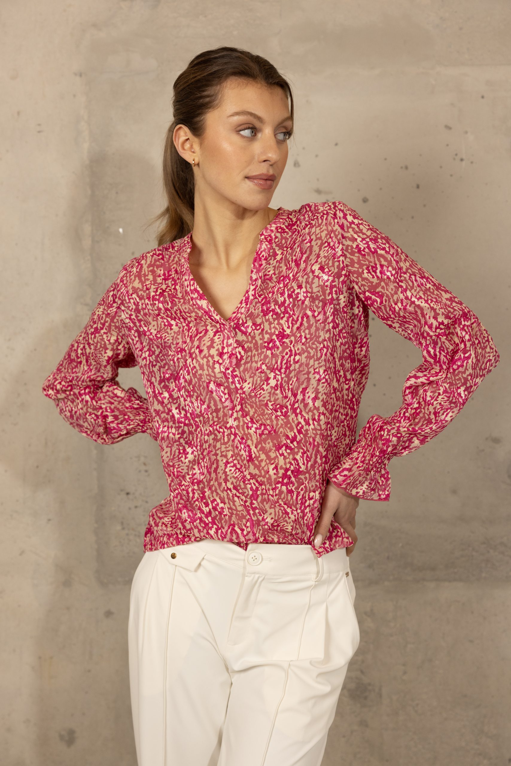 Kimara – Thesa Blouse – Multi Color - Afbeelding 8