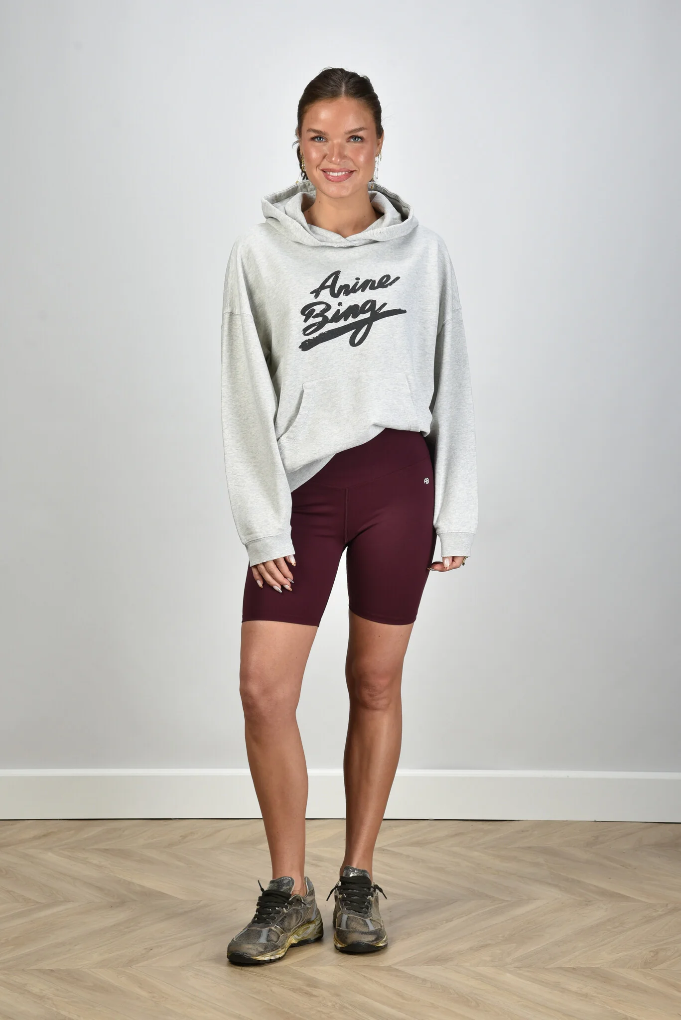 Anine Bing trui Harvey A-08-10525-GRY1 heather grey - Afbeelding 3