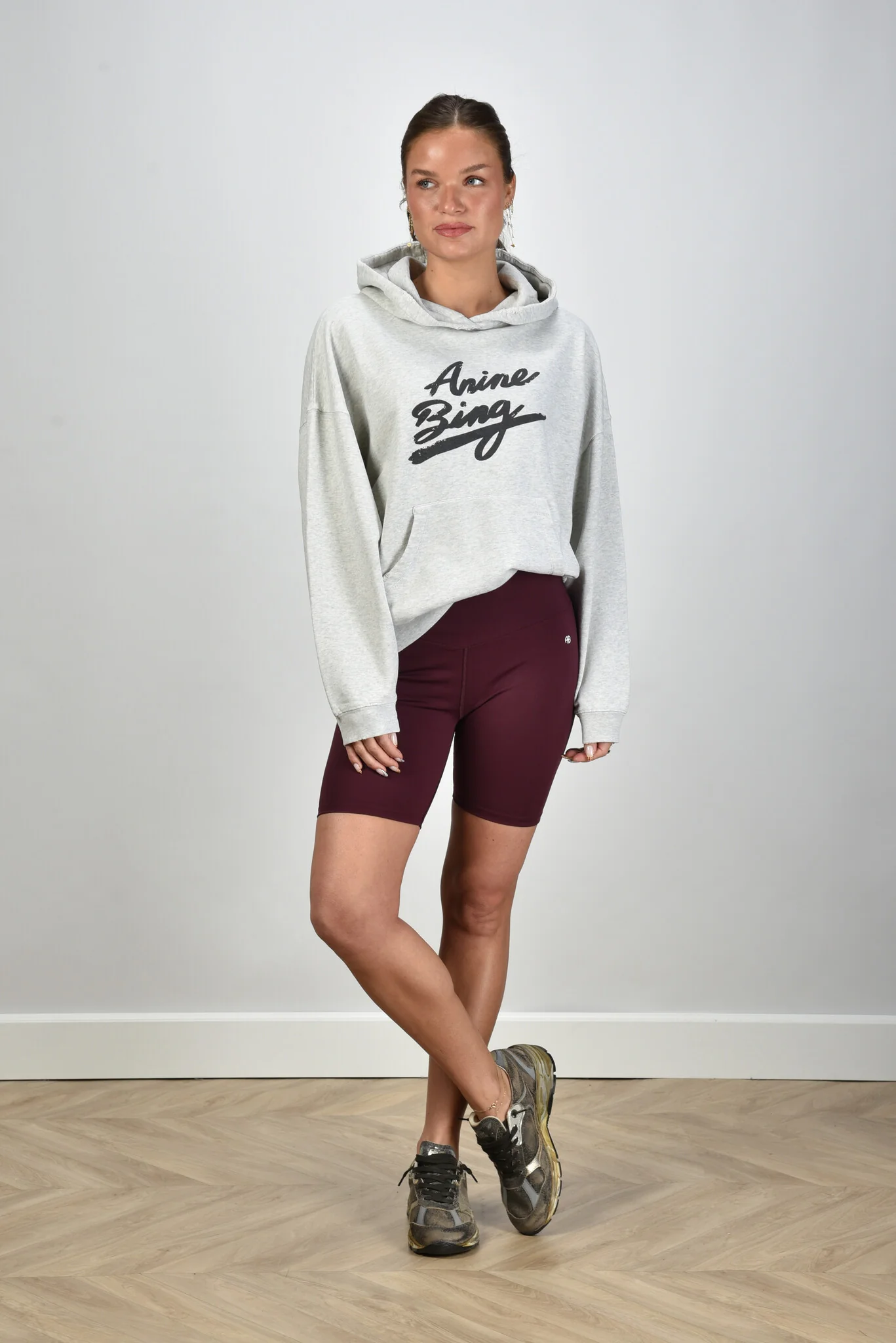 Anine Bing trui Harvey A-08-10525-GRY1 heather grey - Afbeelding 4