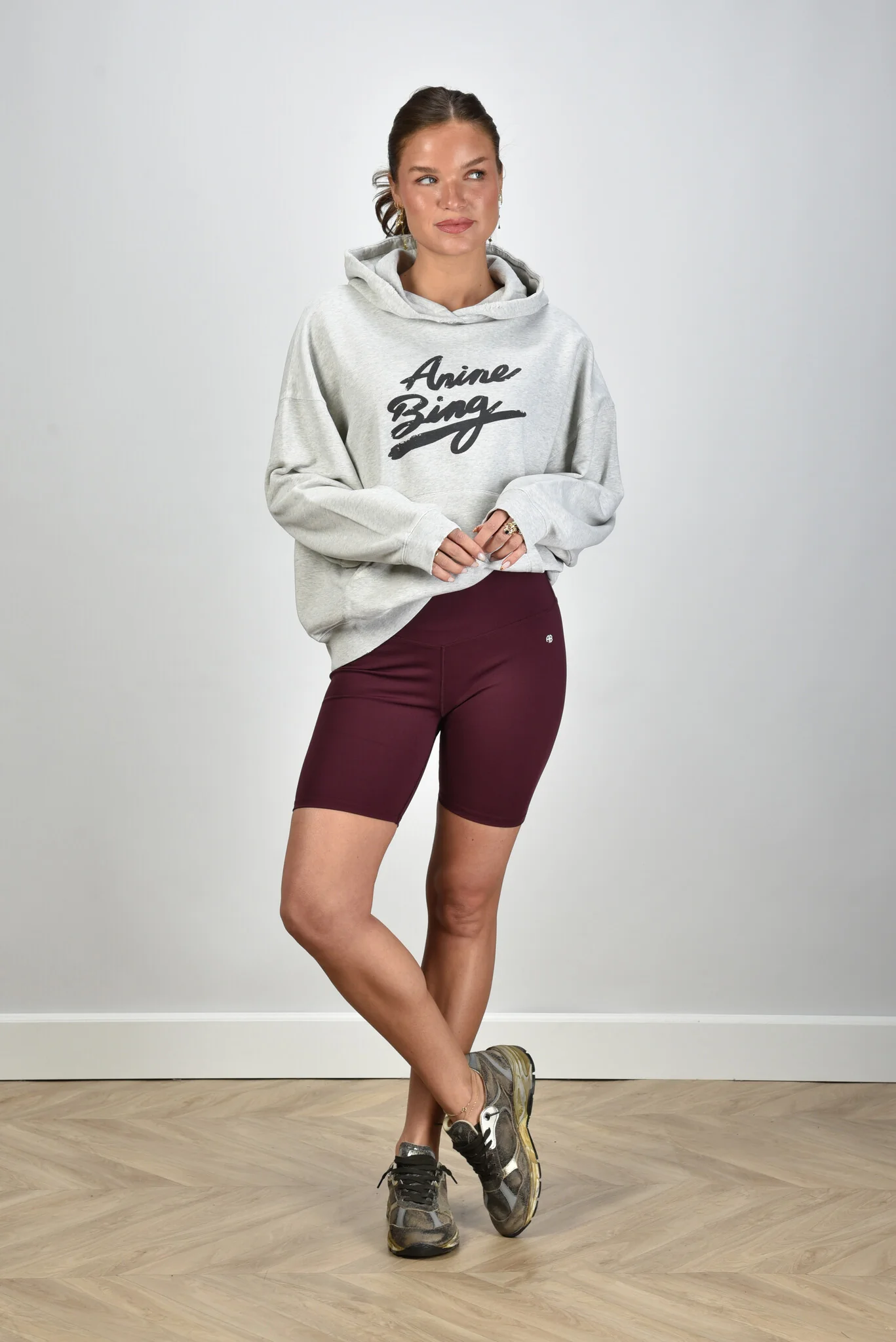 Anine Bing trui Harvey A-08-10525-GRY1 heather grey - Afbeelding 5