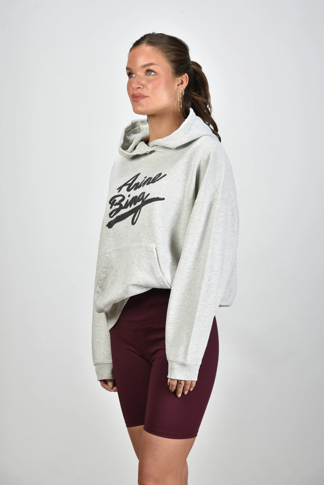 Anine Bing trui Harvey A-08-10525-GRY1 heather grey - Afbeelding 8