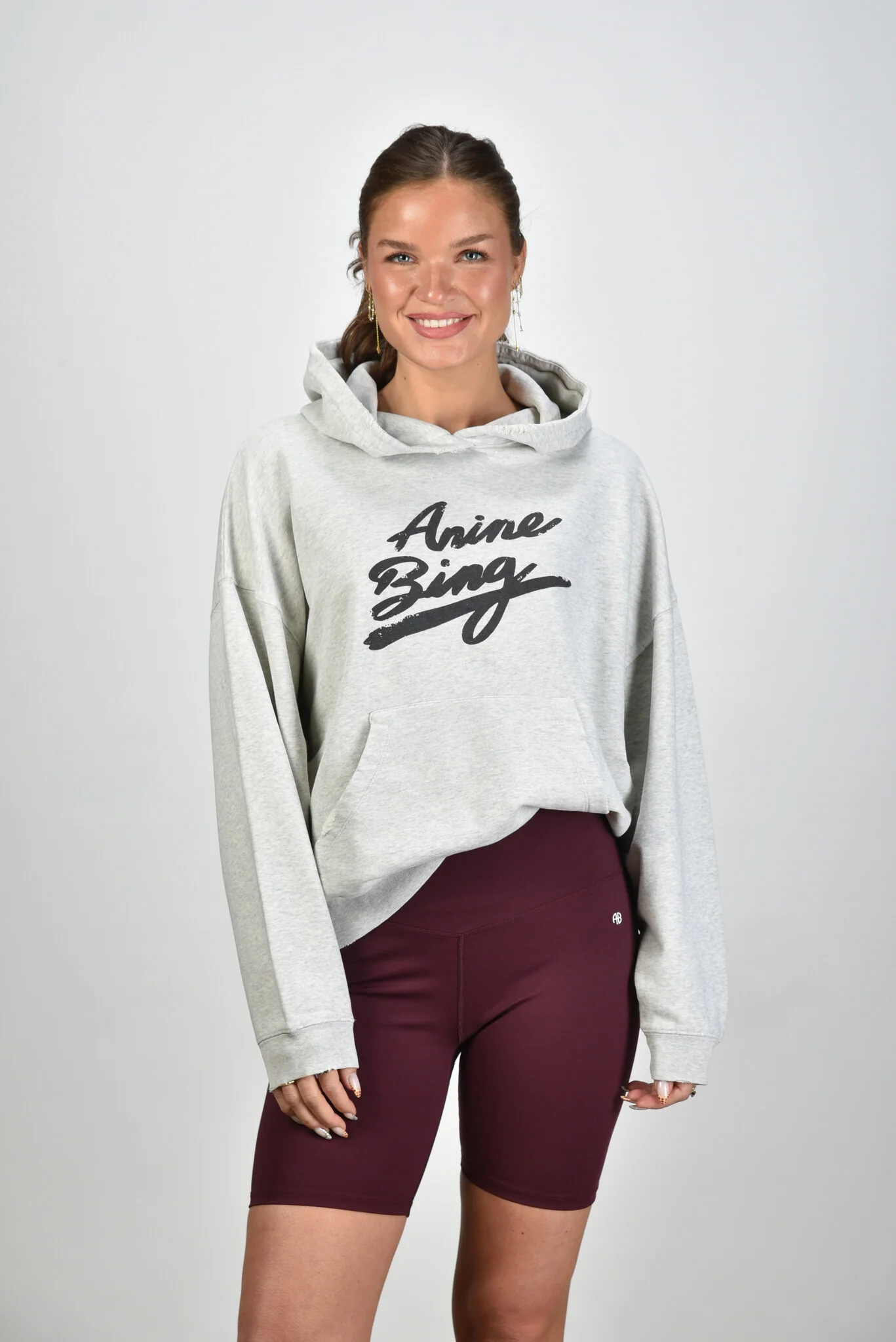 Anine Bing trui Harvey A-08-10525-GRY1 heather grey - Afbeelding 2