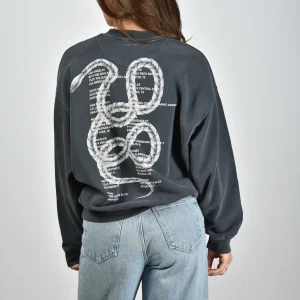 Anine Bing trui Jaci A-08-10601-WBL3 washed black