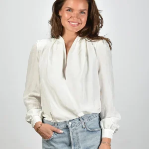 Sage & Ivy blouse Fonda Linen cream