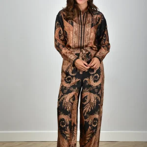 Zimmermann broek Hypnotic Track 1111PF251 black paisley
