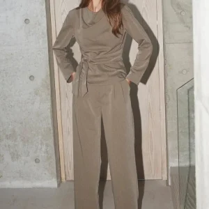 Co'Couture TengaCC Logo Pant Walnut