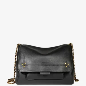 Jerome Dreyfuss crossbody Lulu M 44LULUMVE calfskin noir brass