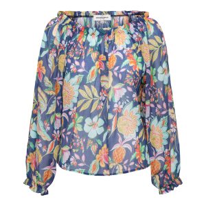 &Co Woman – Acha Multi Flower – Cobalt multi