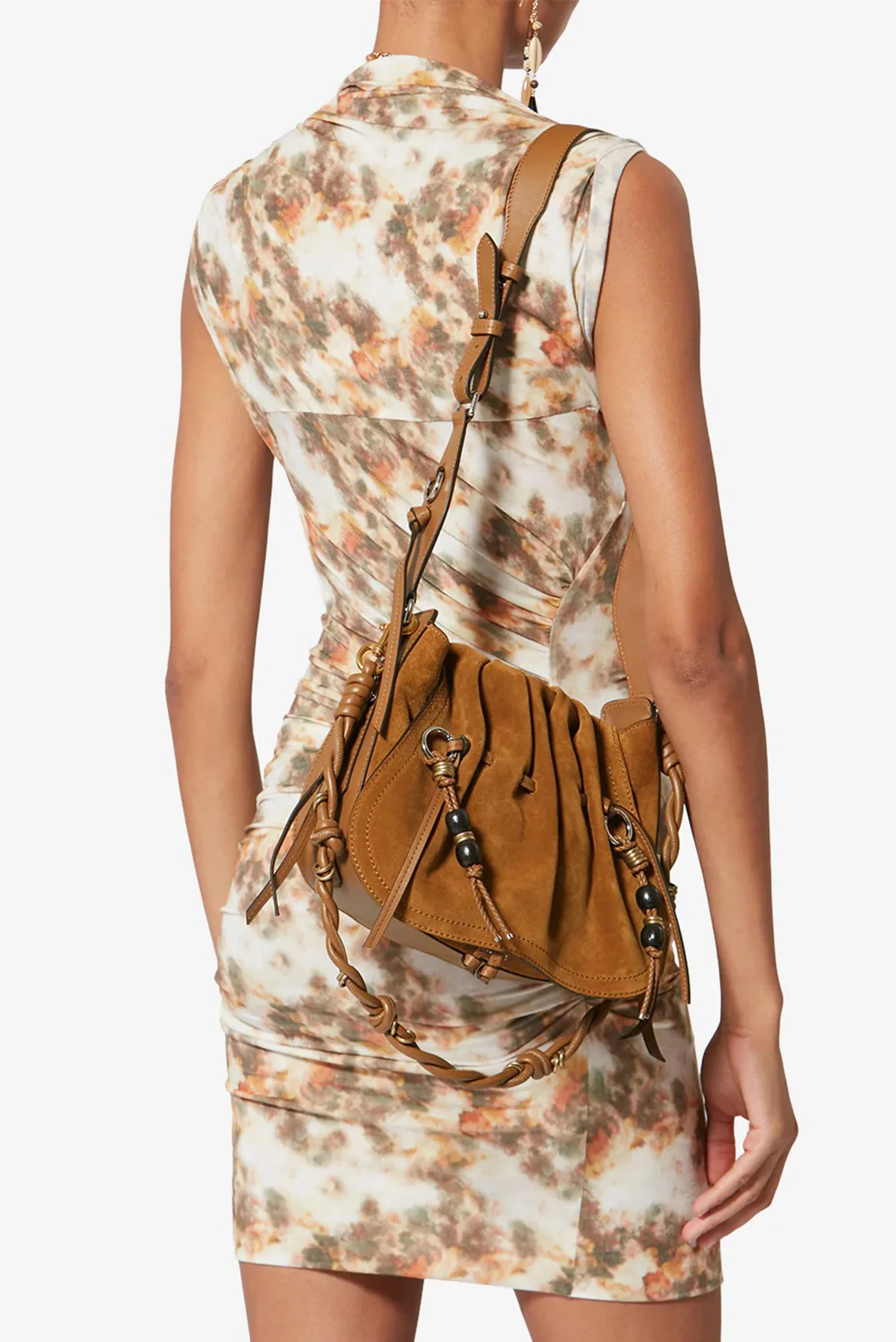 Isabel Marant crossbody Bolton PP0406FA-D1C29M cognac - Afbeelding 4