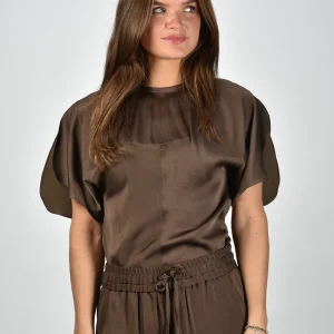 Isabel Marant top Karlita HT0568FA-C1J04I bronze