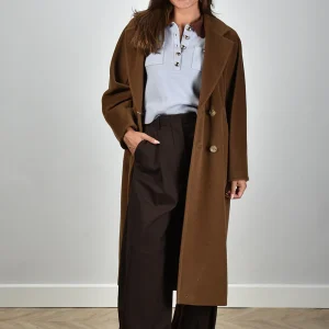 Max Mara jas Madame 010 tobacco