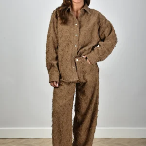 Haikure jeans Bethany Fur Denim HEW03296GF168PX camel