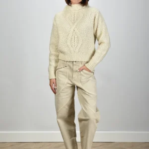 Isabel Marant jeans Catarina PA0369FC-C3H01I ecru