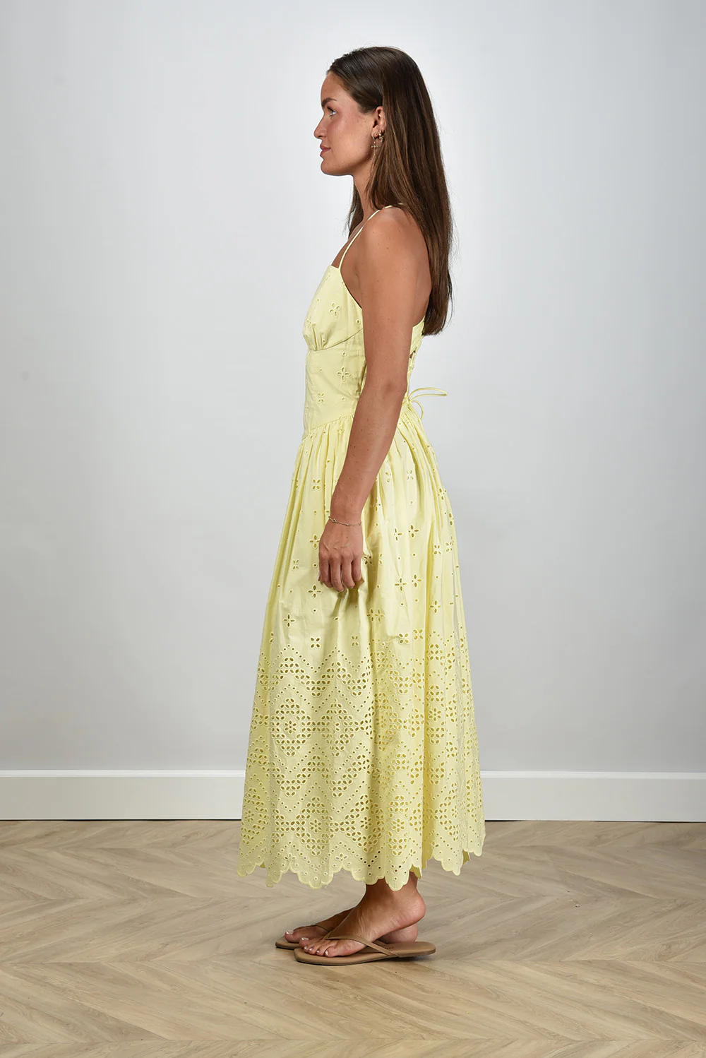 Self Portrait jurk PF25-120M-Y yellow - Afbeelding 5