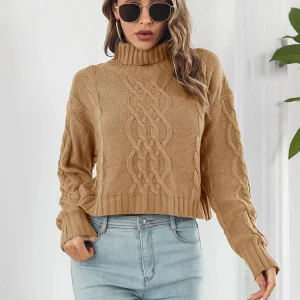 Lilly's Gebreide Coltrui voor Vrouwen – Warme en Stijlvolle Trui