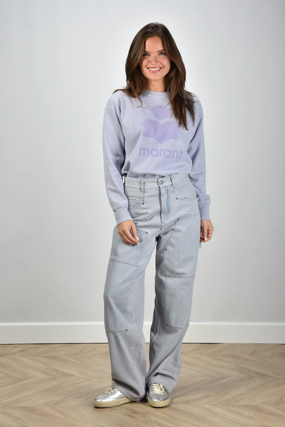 Marant Etoile jeans Ophra PA0502FA-C1H05E light blue