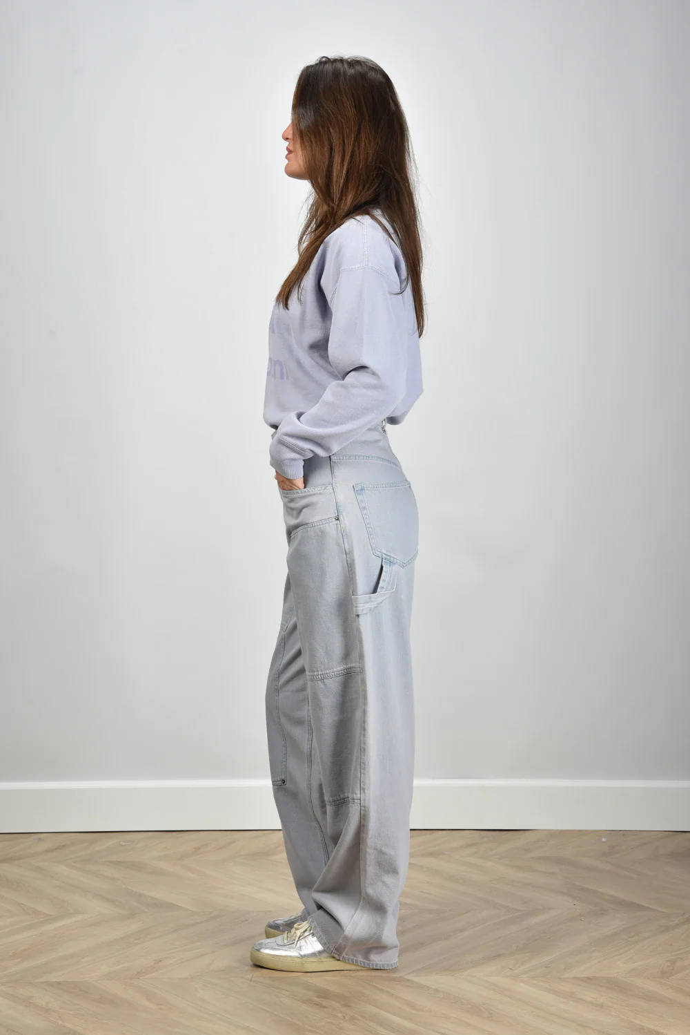 Marant Etoile jeans Ophra PA0502FA-C1H05E light blue - Afbeelding 5