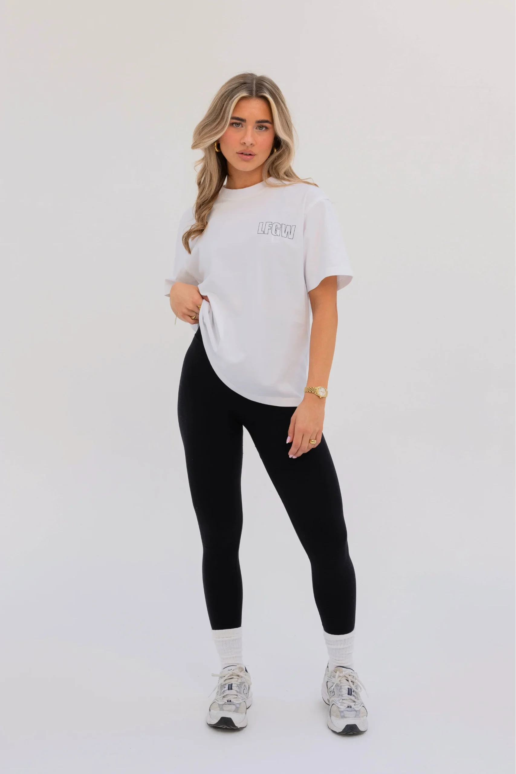 Nala Oversized Tee Optical White - Afbeelding 6