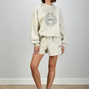 Rotate short 1143833070 white melange