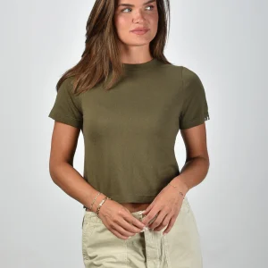 Extreme Cashmere t-shirt Tina 267 army
