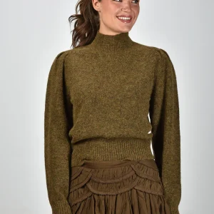 Marant Etoile trui Purdie PU0722FA-A1L68E bronze