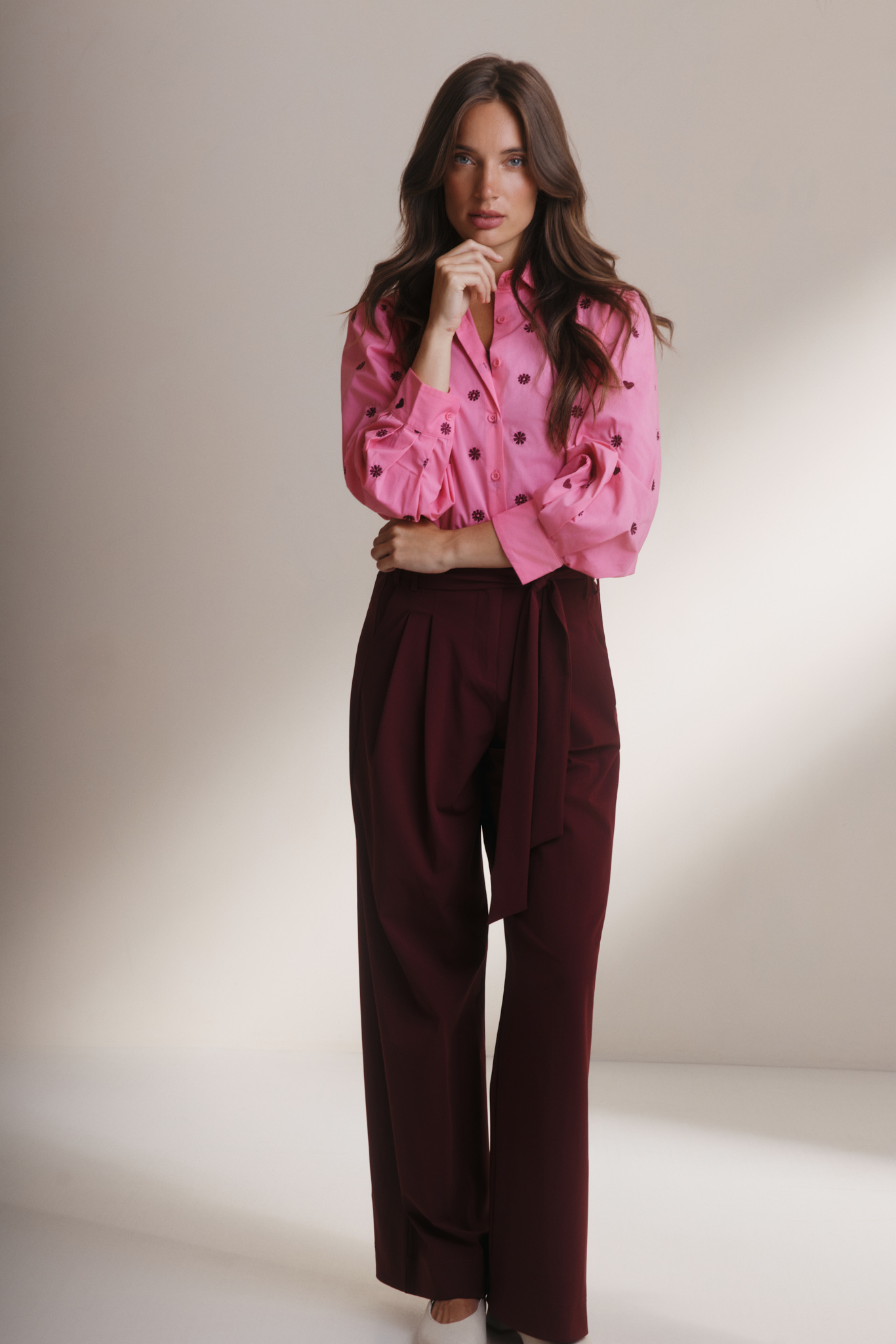 Lady Day – Steph Travel Trousers – Burgundy - Afbeelding 9