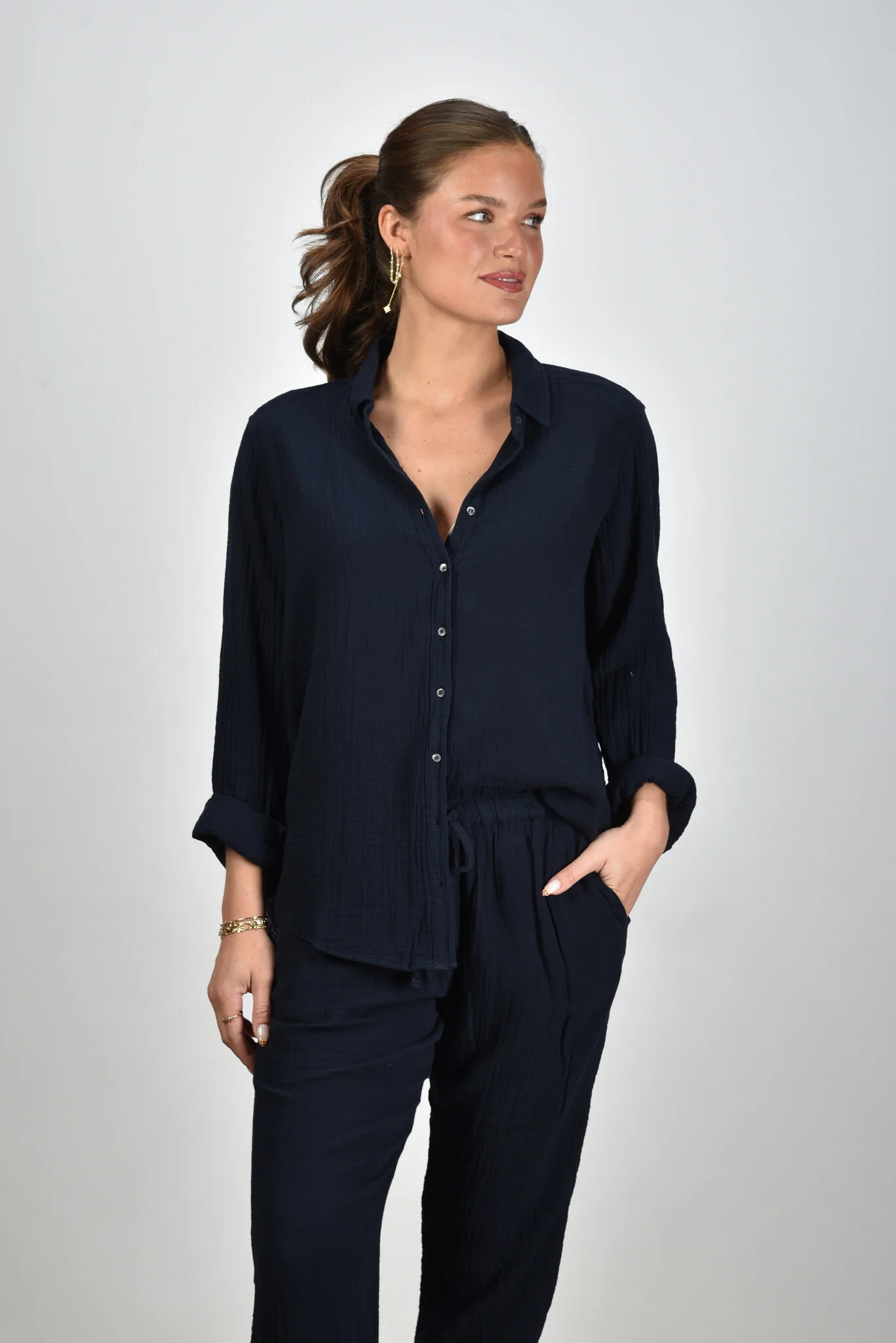 Xirena blouse Scout X5CHG005 north star