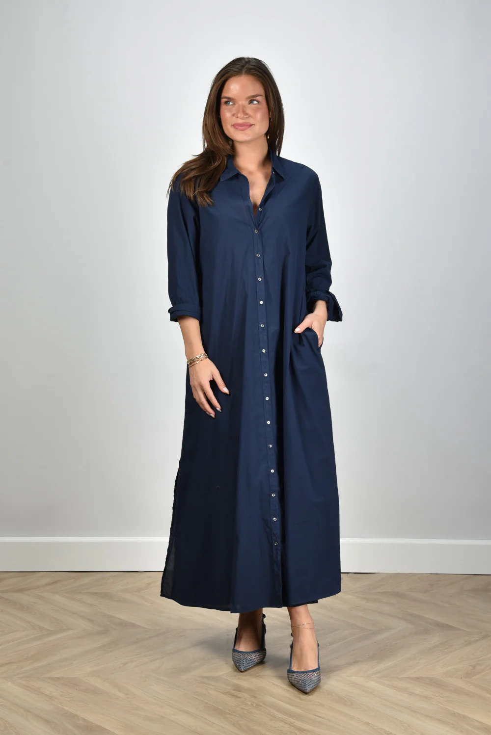 Xirena jurk Boden X4CTP111 navy - Afbeelding 3