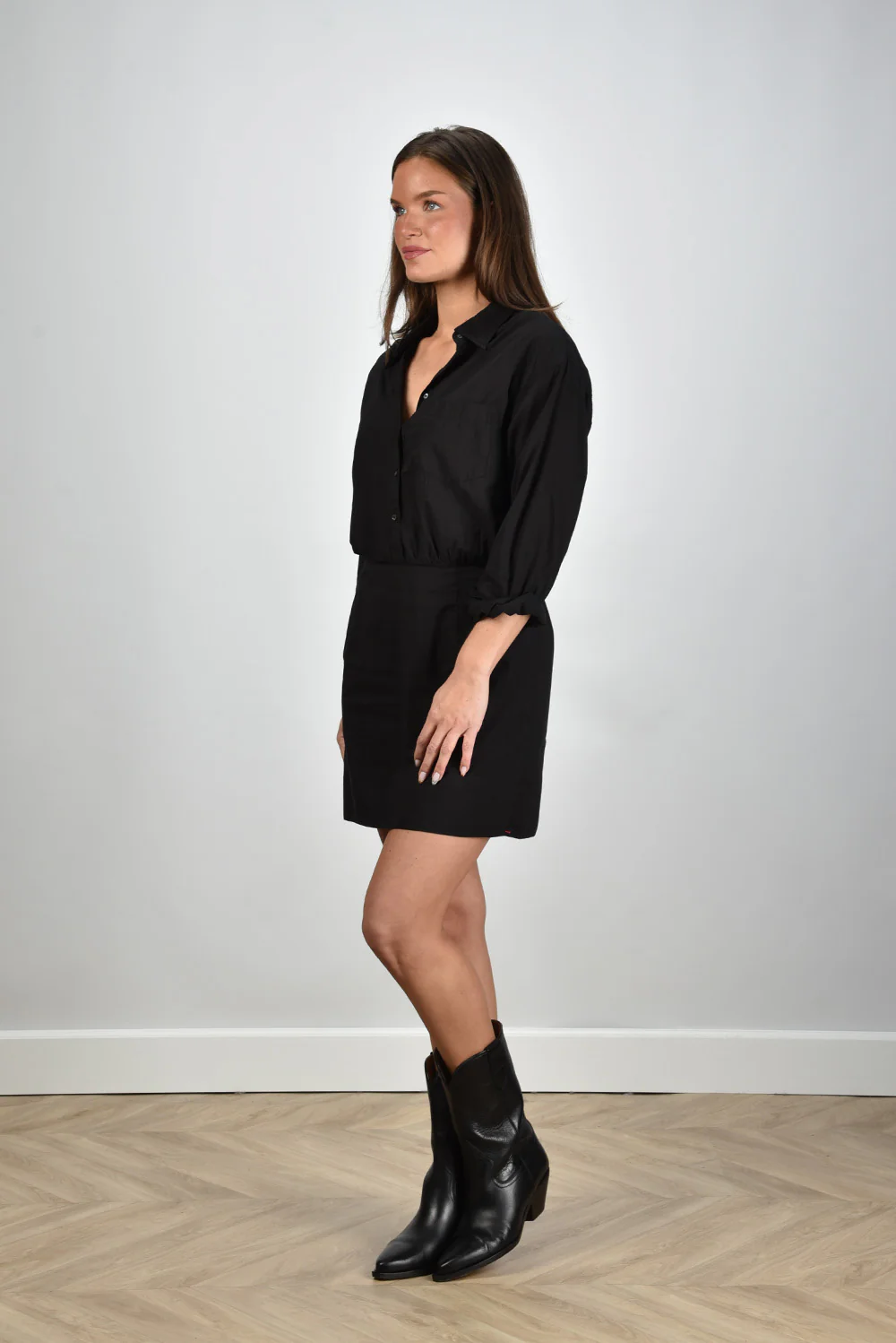 Xirena jurk Loulou X4CTP013 black - Afbeelding 6